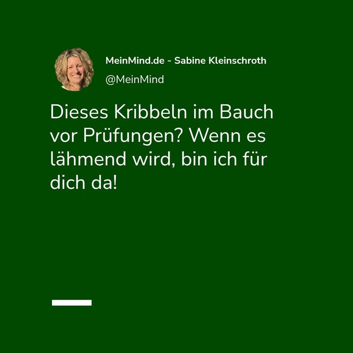 Prüfungsangst lindern